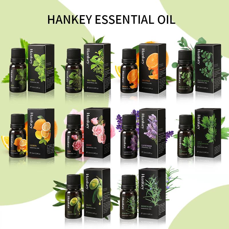 Aromatherapy Diffuser - 12 Flavors 10ml Essential Oils for