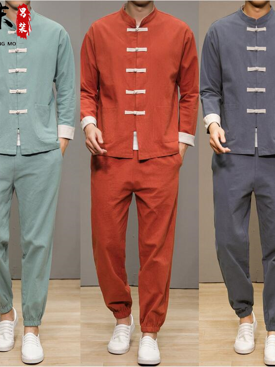 Health & Wellness Events - Chinese Style Cotton Linen Tang Suit