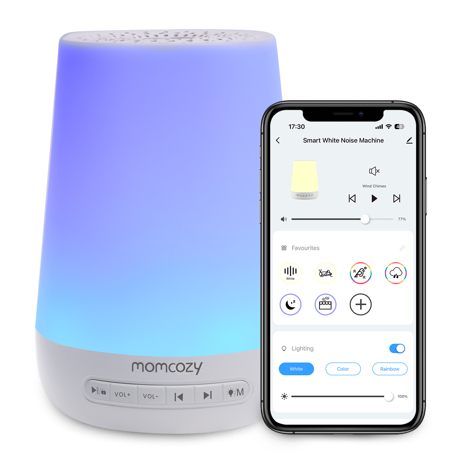 White Noise Machine Sleep - Momcozy Baby White Noise Sound Machine