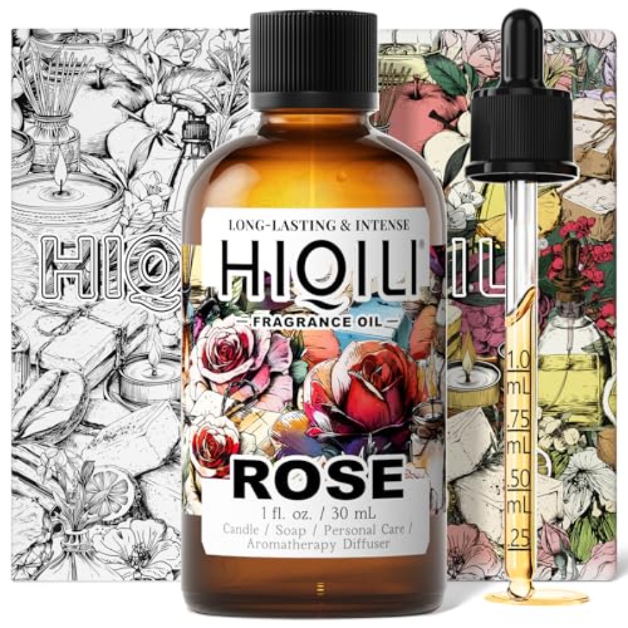 Aromatherapy Diffuser - HIQILI Rose Fragrance Oil for Candle,