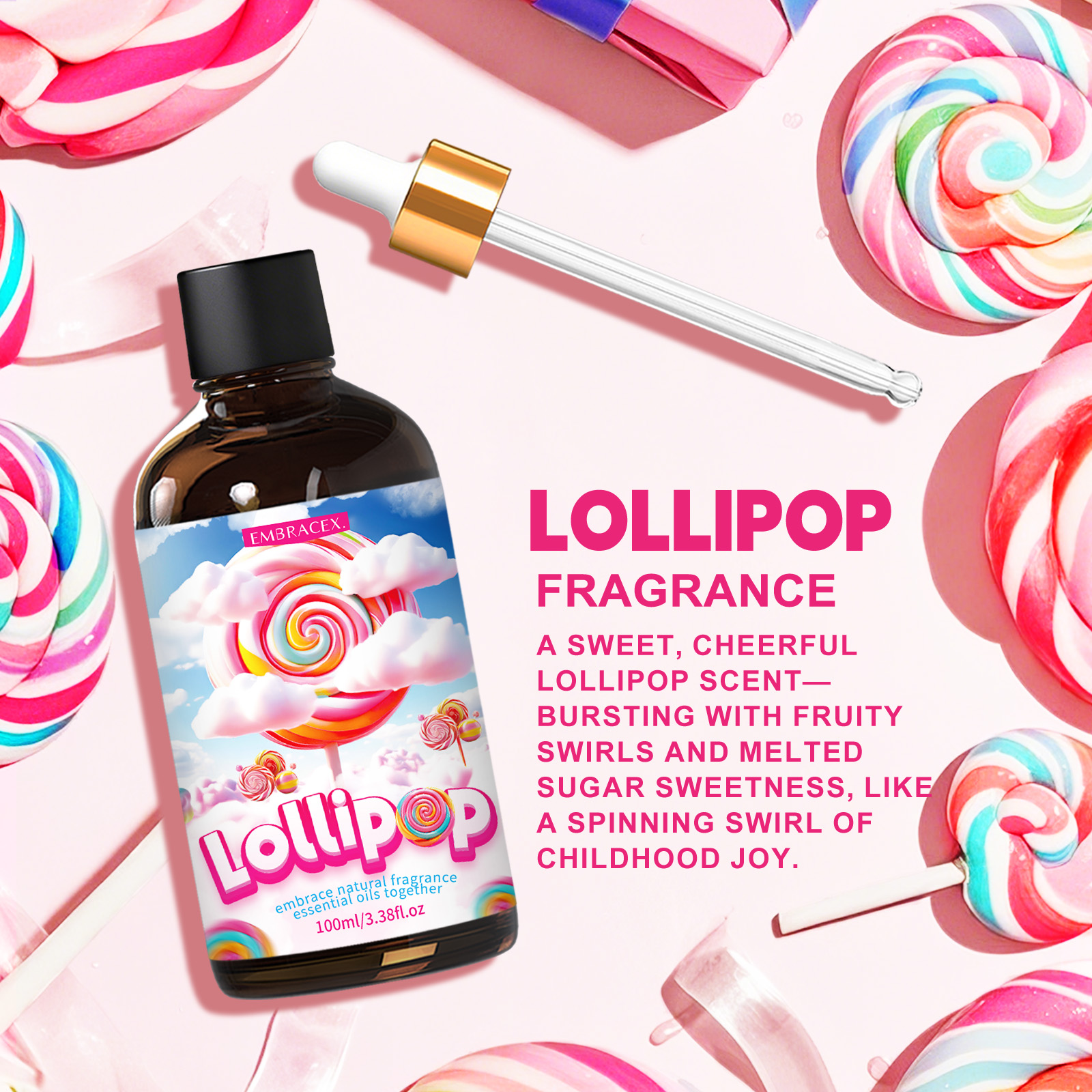 100ml Lollipop Essential Oil F – обзор и цена Aromatherapy Diffuser
