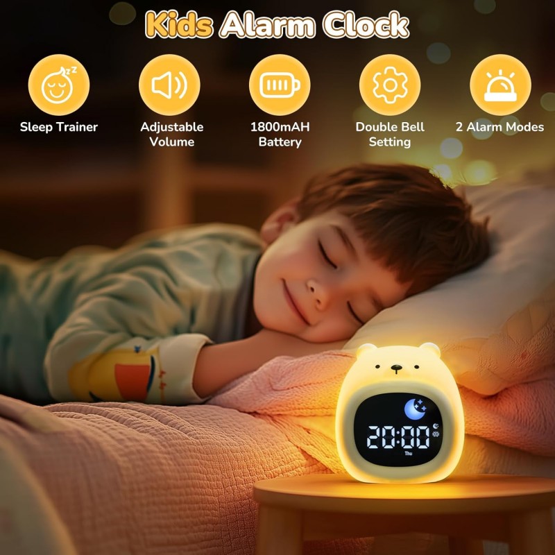 Alarm Clock for Kids Sleep Tra – обзор и цена White Noise Machine Sleep