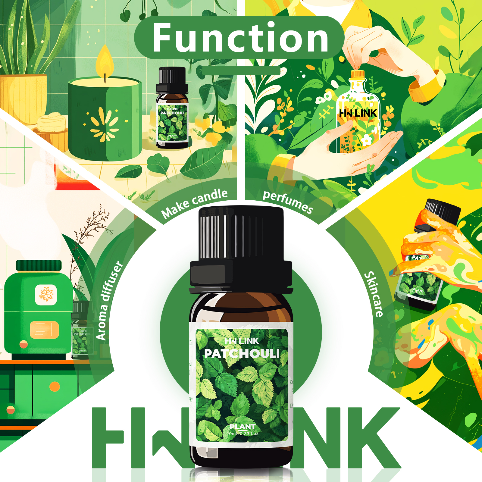 10ml Patchouli Essential Oils  – обзор и цена Aromatherapy Diffuser