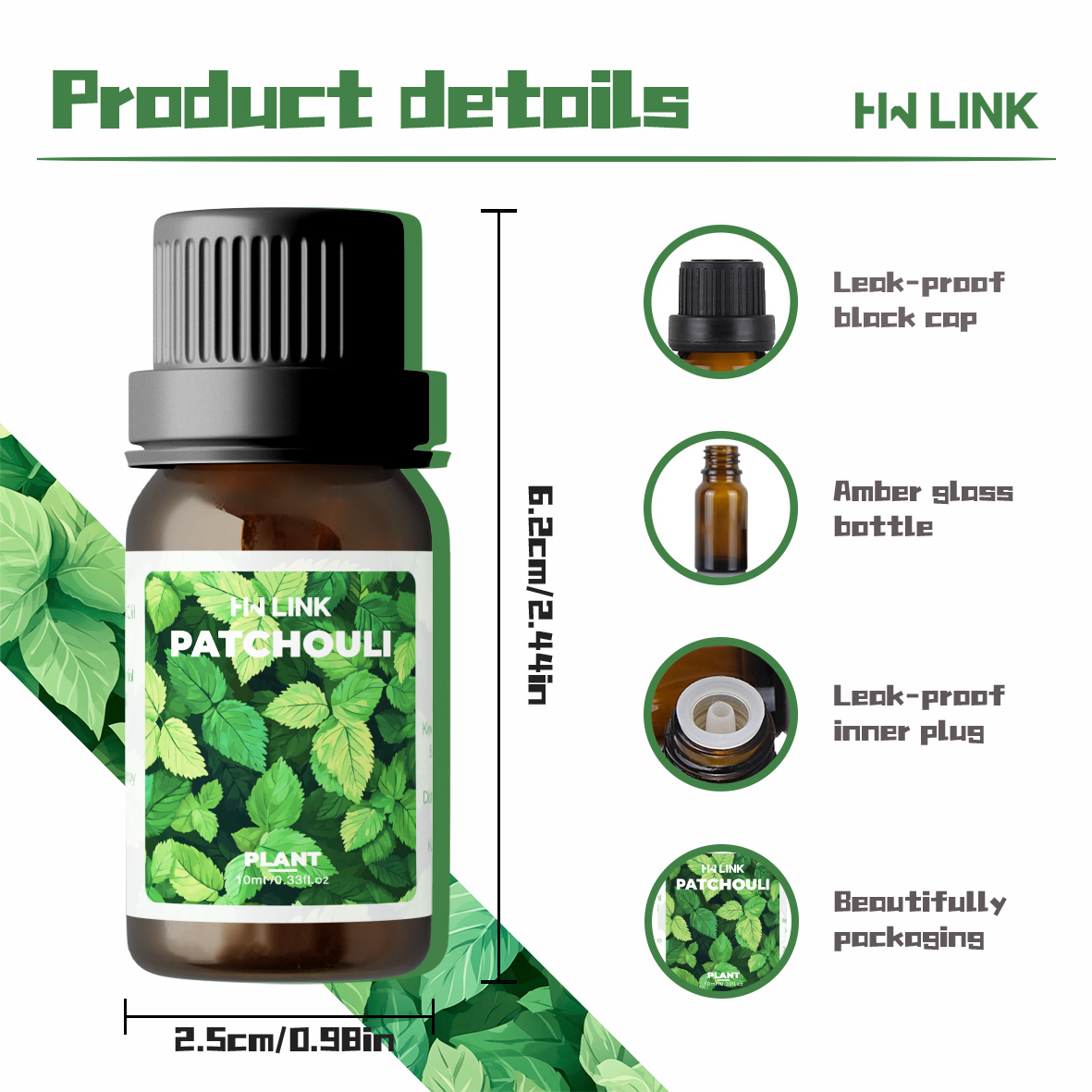 10ml Patchouli Essential Oils  – обзор и цена Aromatherapy Diffuser