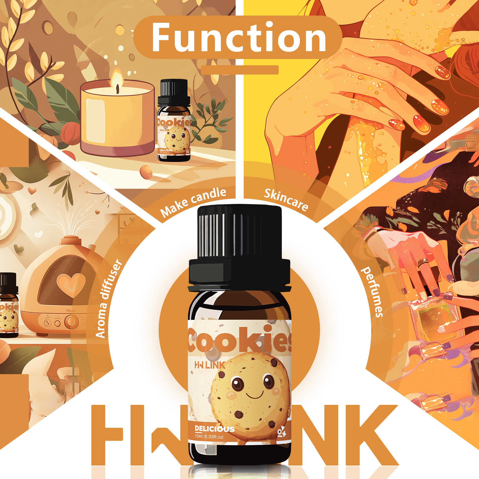 10ml Cookies Essential Oils Pe – обзор и цена Aromatherapy Diffuser