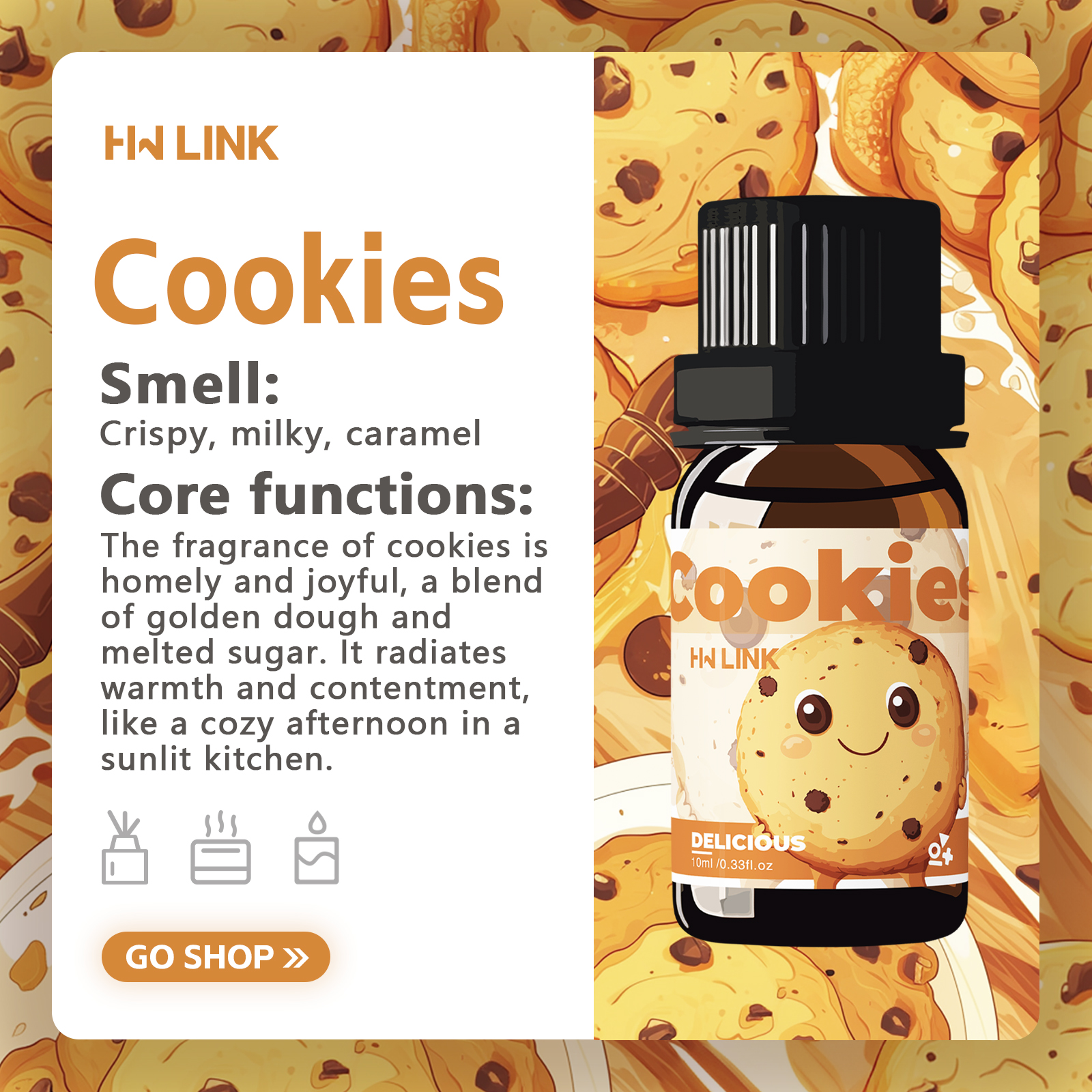 10ml Cookies Essential Oils Pe – обзор и цена Aromatherapy Diffuser