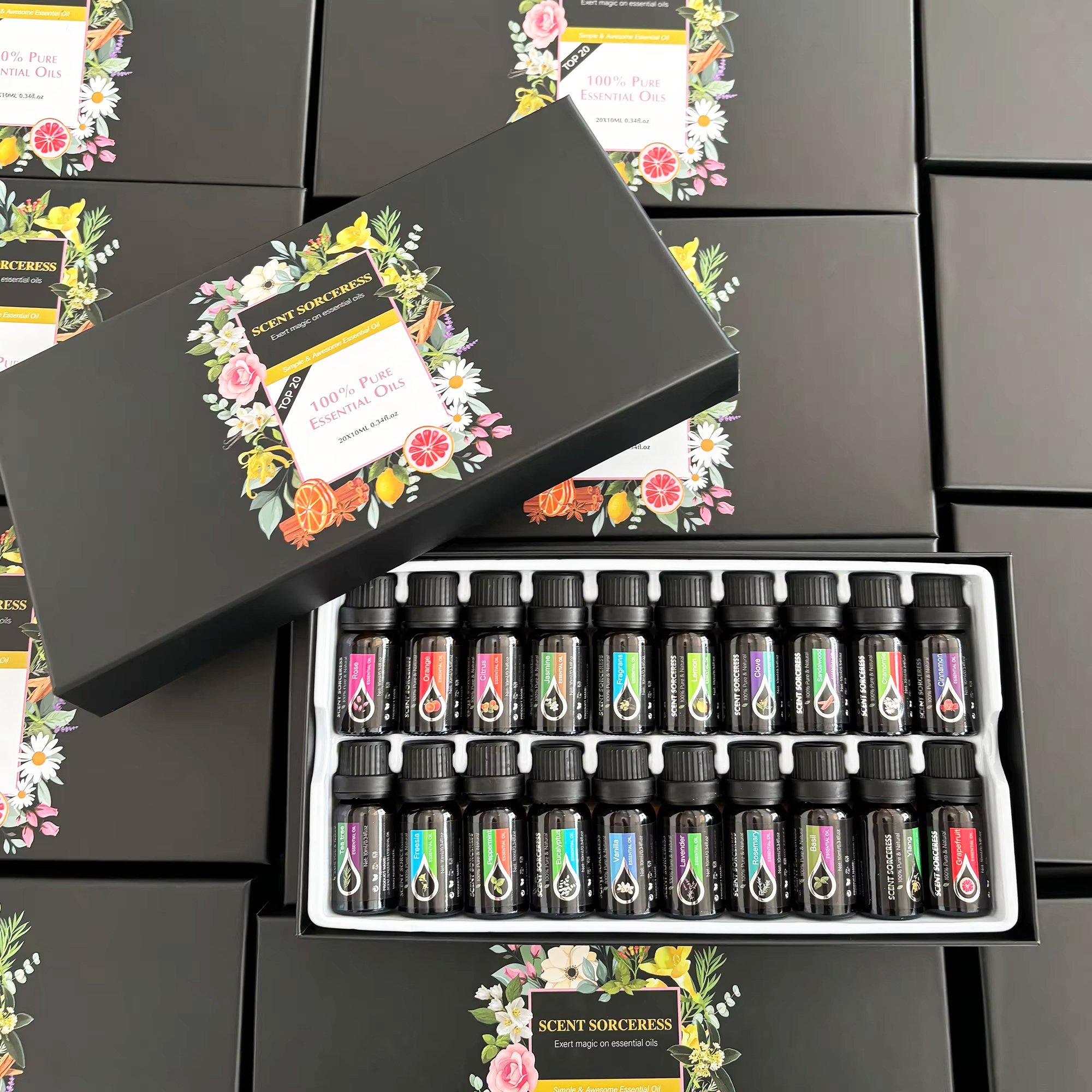 20pcs/set Essential Oil Set La – обзор и цена Aromatherapy Diffuser