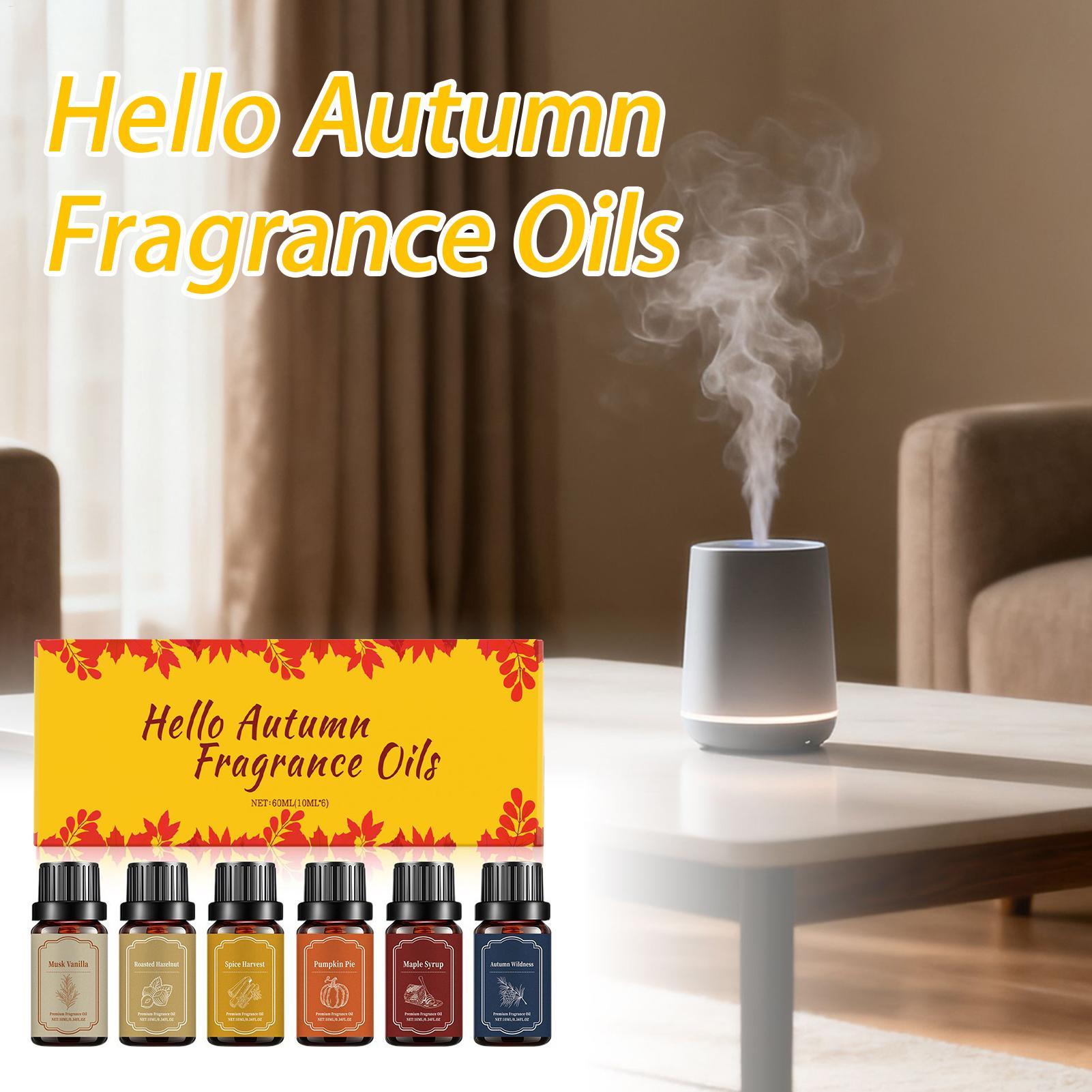 6pcs Fall Scented Diffuser Oil – обзор и цена Aromatherapy Diffuser