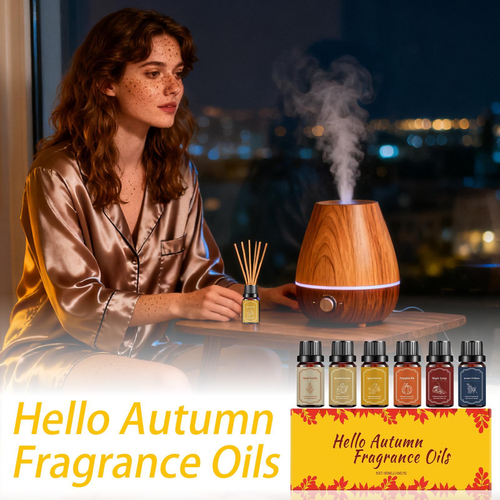 6pcs Fall Scented Diffuser Oil – обзор и цена Aromatherapy Diffuser