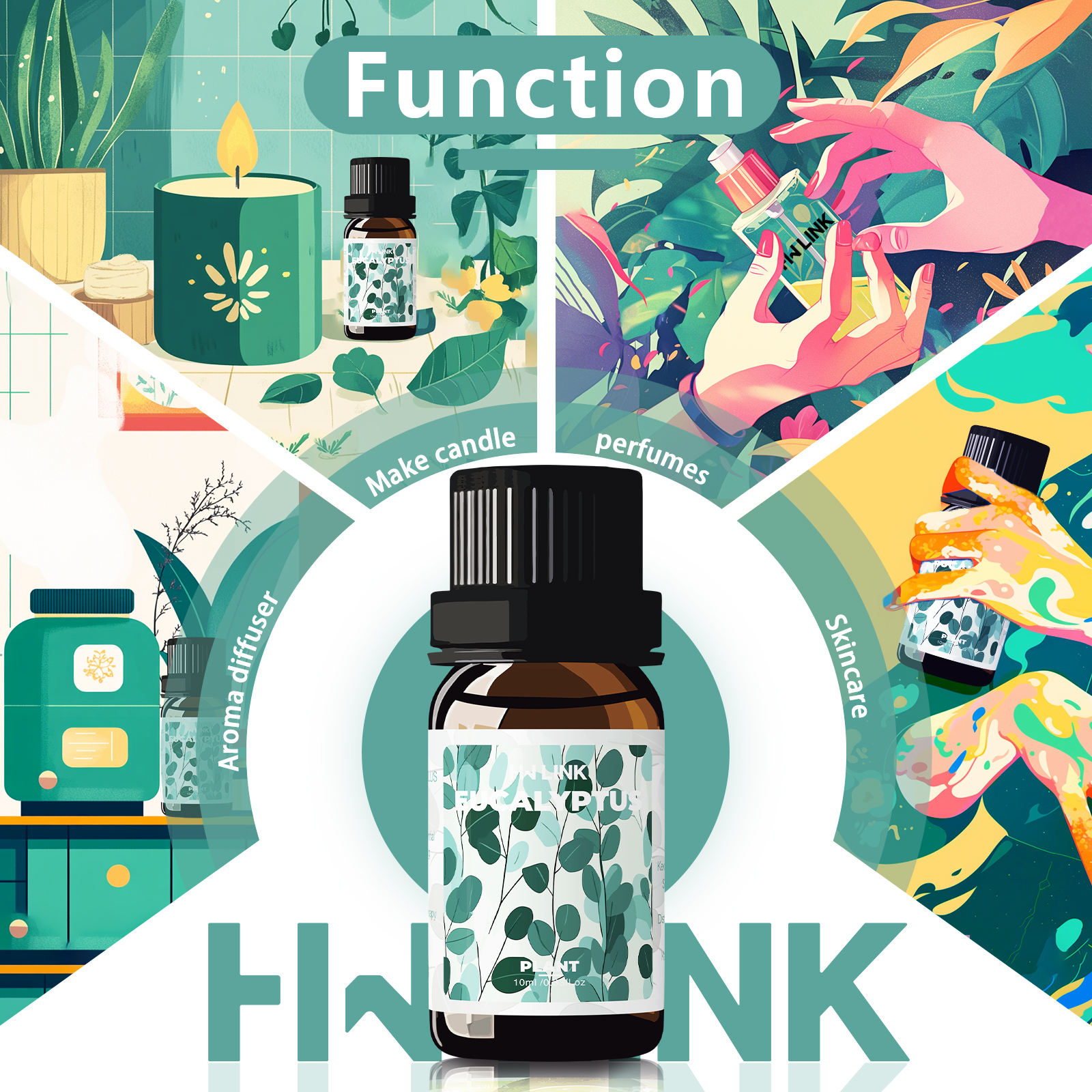 Eucalyptus Essential Oils 10ml – обзор и цена Aromatherapy Diffuser