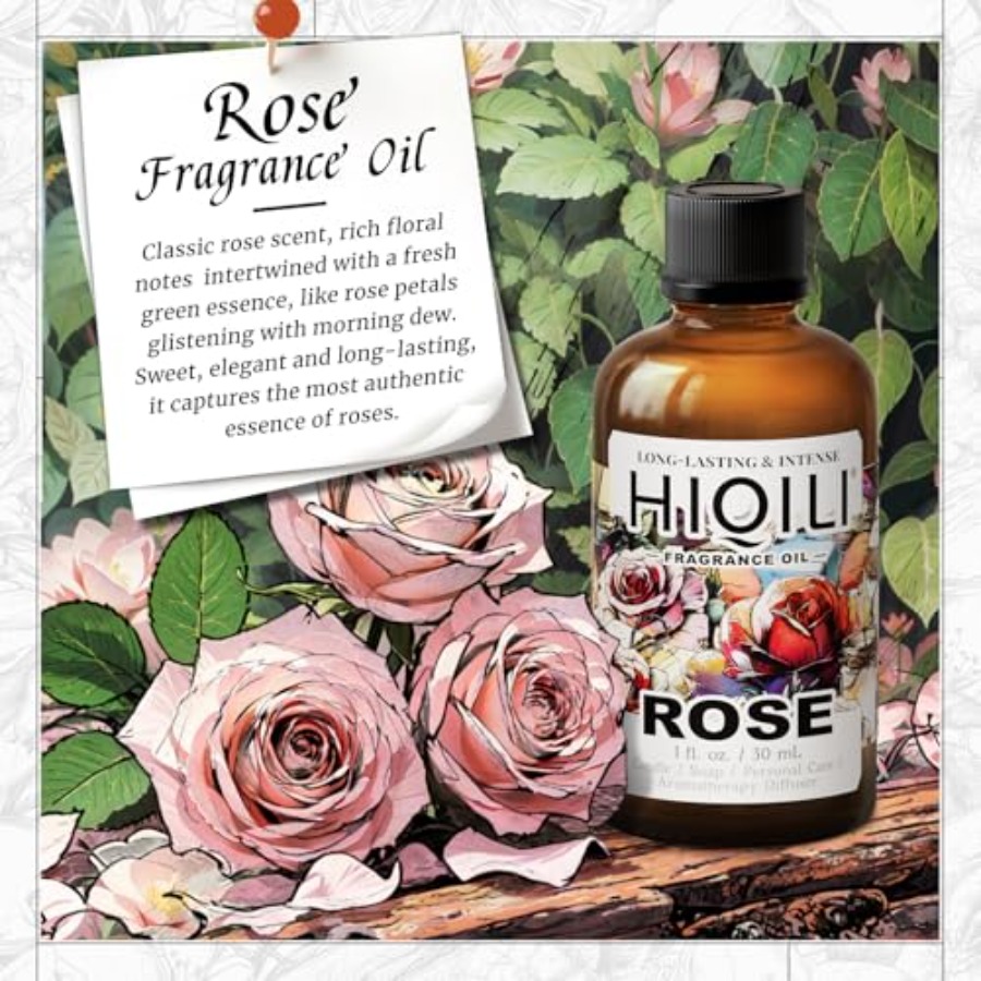 HIQILI Rose Fragrance Oil for  – обзор и цена Aromatherapy Diffuser