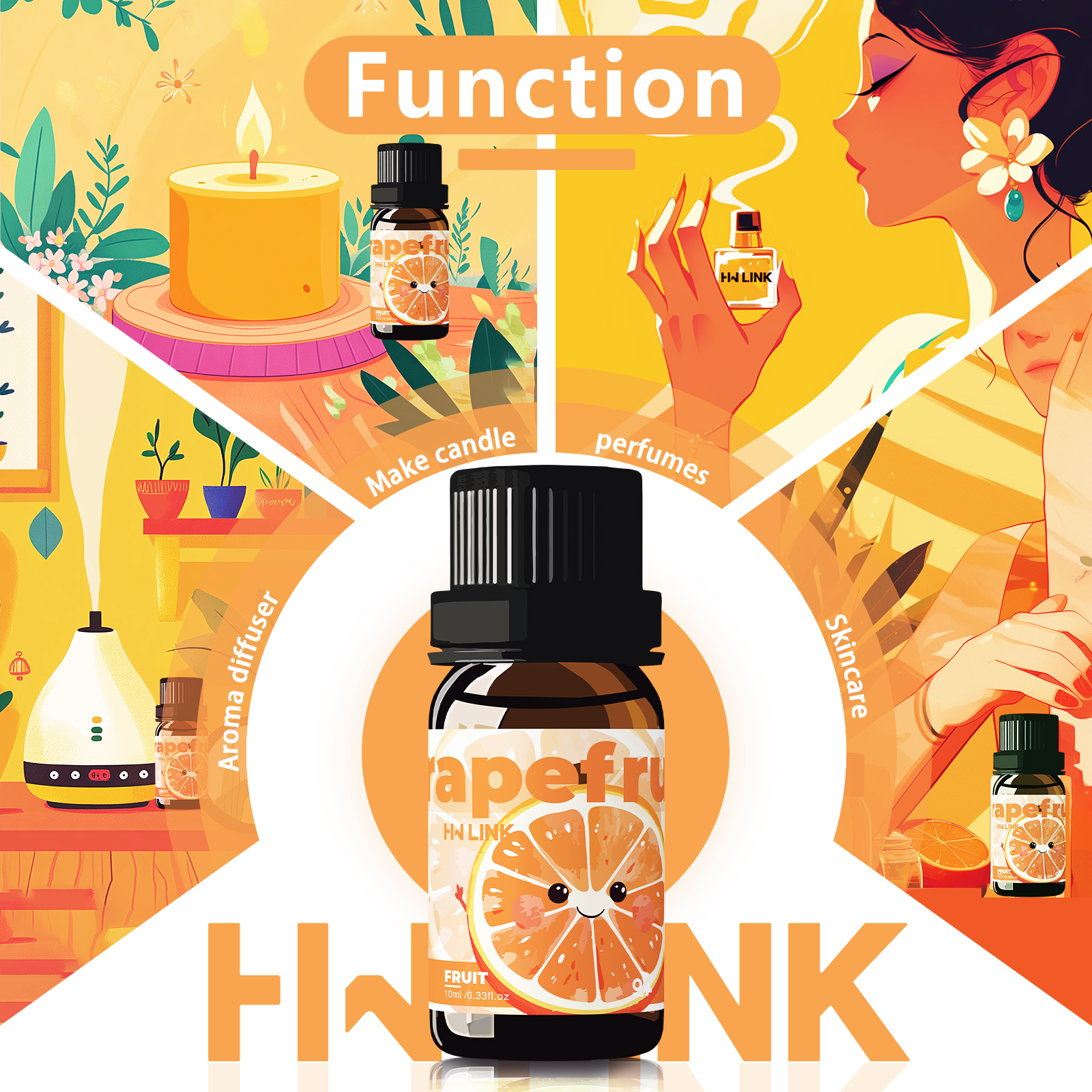 Grapefruit Essential Oils 10ml – обзор и цена Aromatherapy Diffuser