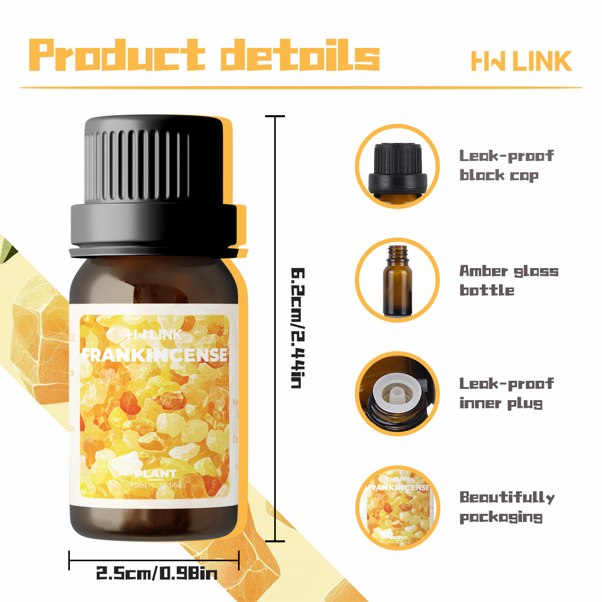 Frankincense Essential Oil 10m – обзор и цена Aromatherapy Diffuser